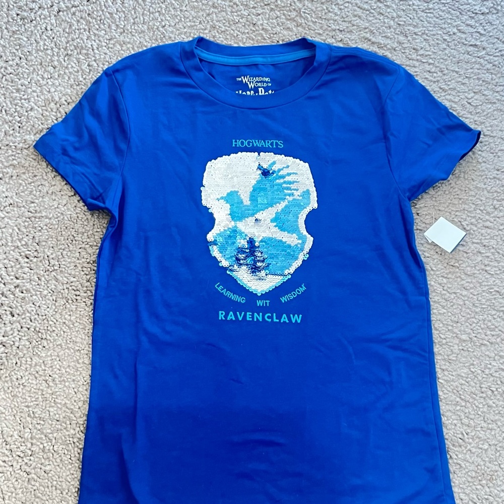 Harry Potter original. Cotton T-shirts embroidered with sequins. Collectible.